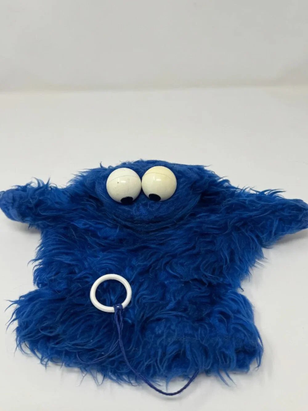 Rare 1971 Topper Cookie Monster Pull String Puppet Jim Henson Vintage